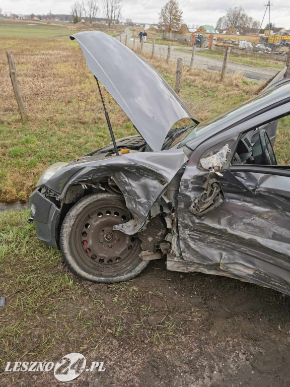 Zderzenie w Lasocicach. Jedna osoba ranna