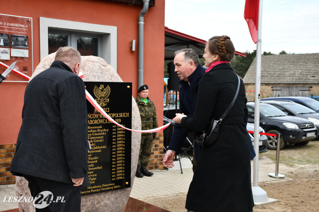 W Zaborówcu upamiętnili powstańców welkopolskich