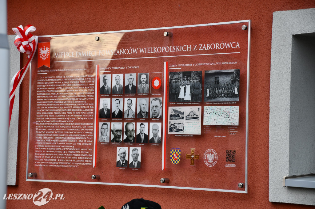 W Zaborówcu upamiętnili powstańców welkopolskich