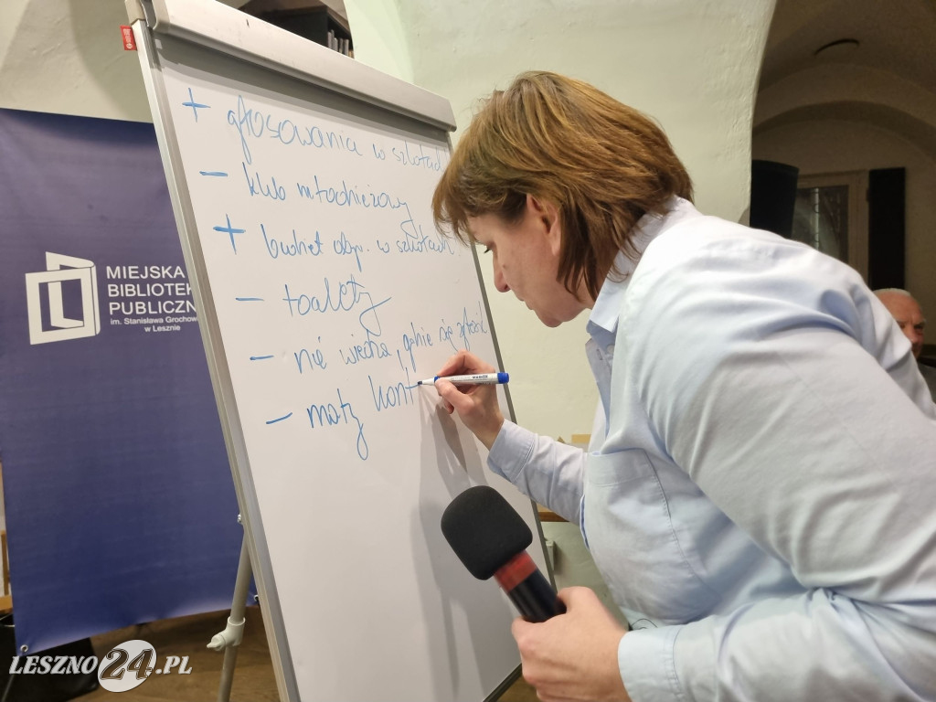 Młodzież rozmawiała o Lesznie i wyborach