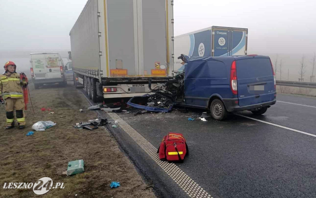 Wysyp wypadków i kolizji na ekspresówce
