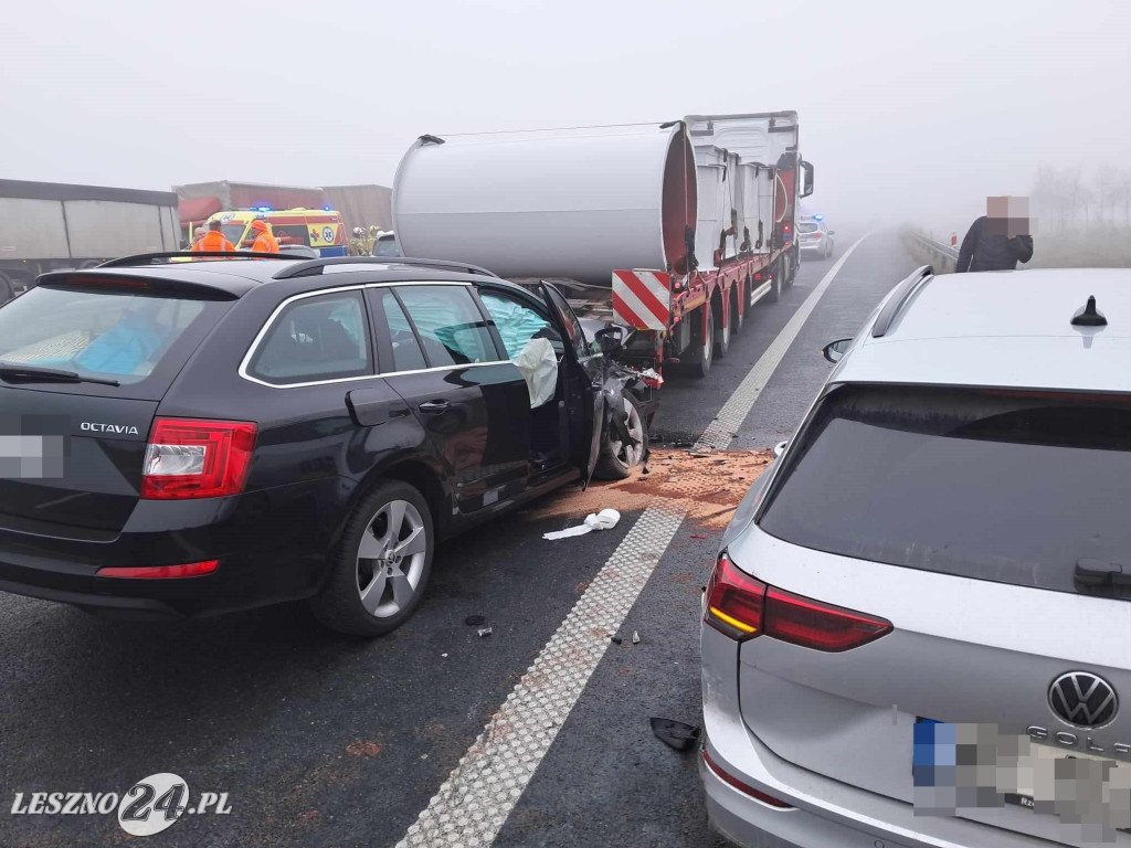 Wysyp wypadków i kolizji na ekspresówce