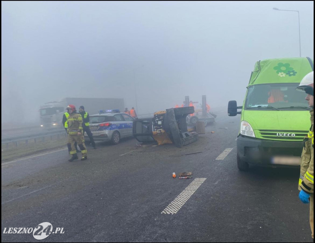 Wysyp wypadków i kolizji na ekspresówce