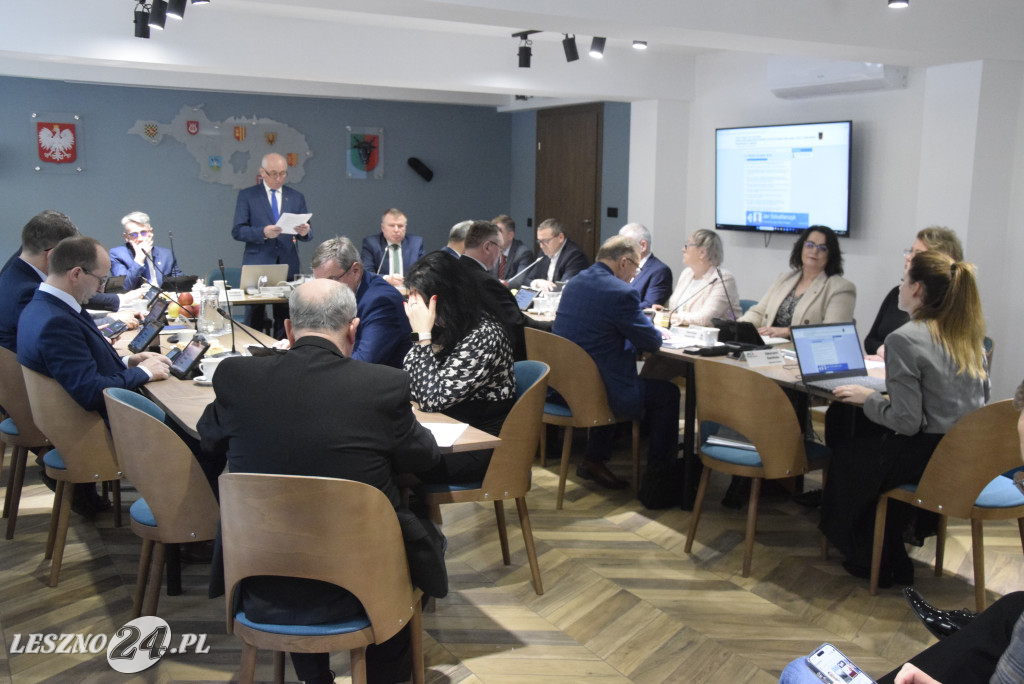 Sesja Rady Powiatu Leszczyńskiego 29.02.2024