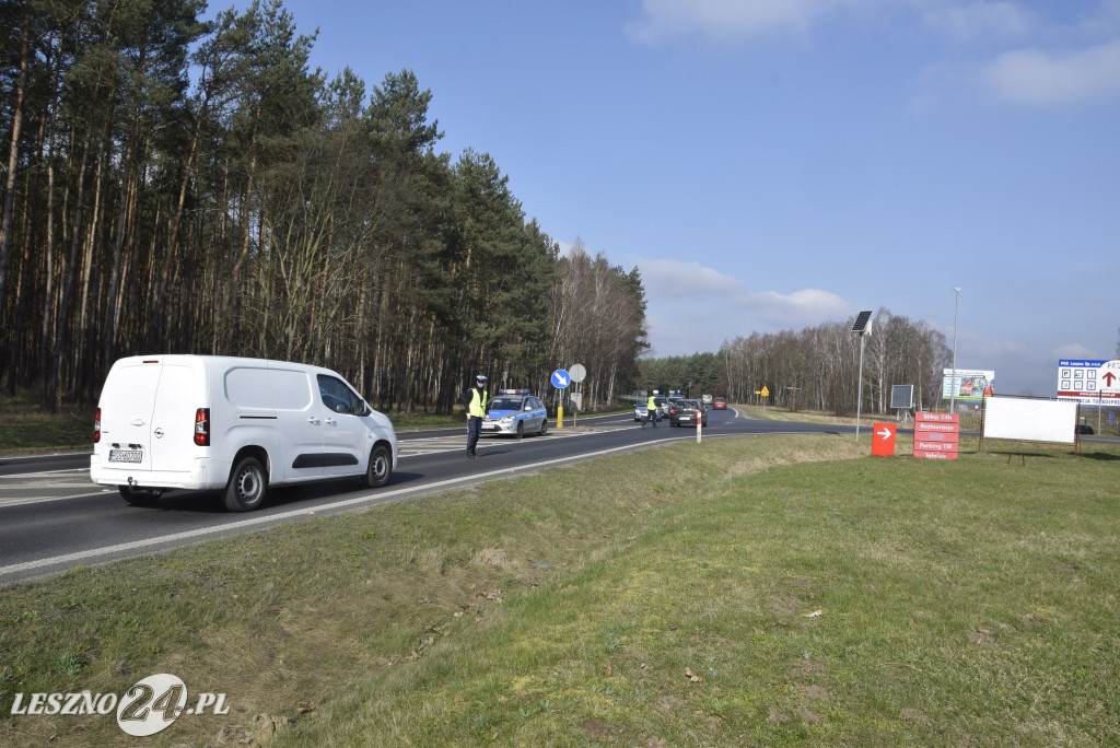 Przejazd rolników z Rydzyny do Kaczkowa