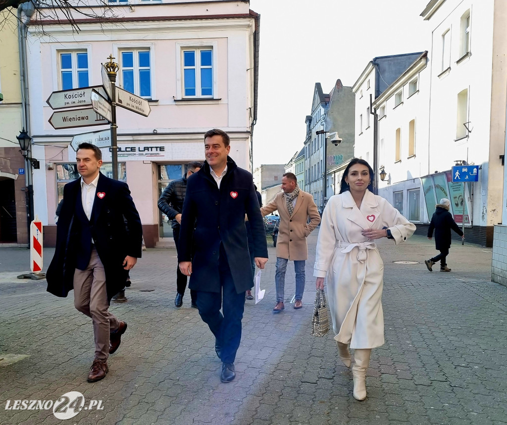 Minister w Lesznie