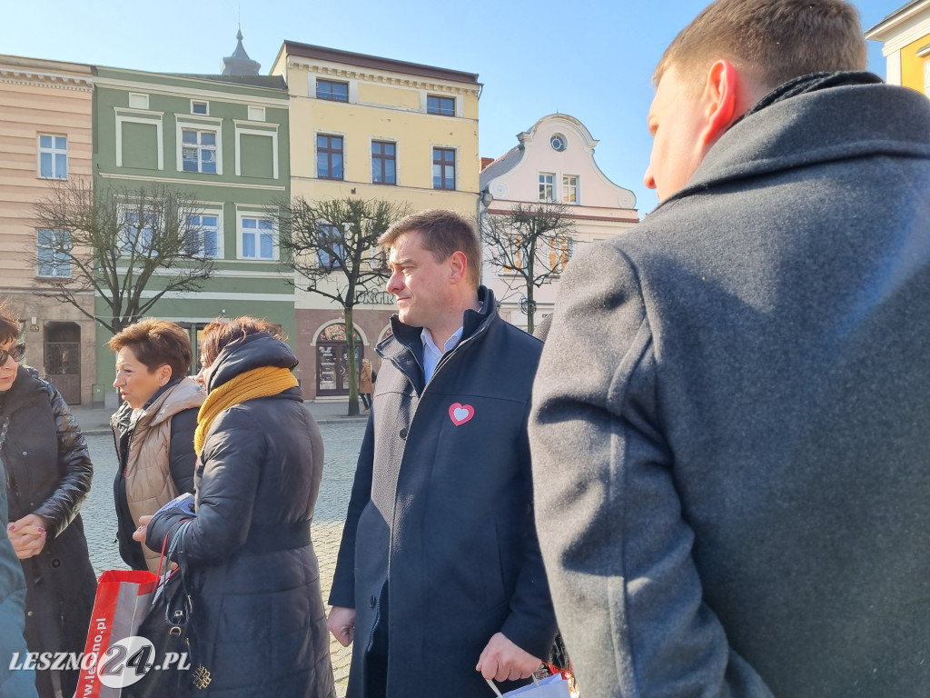 Minister w Lesznie