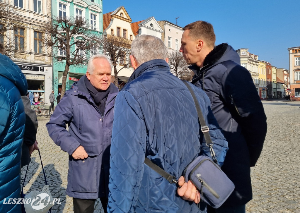 Minister w Lesznie