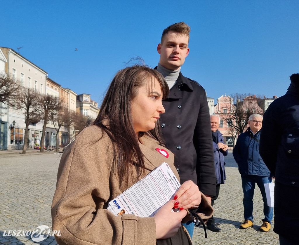 Minister w Lesznie