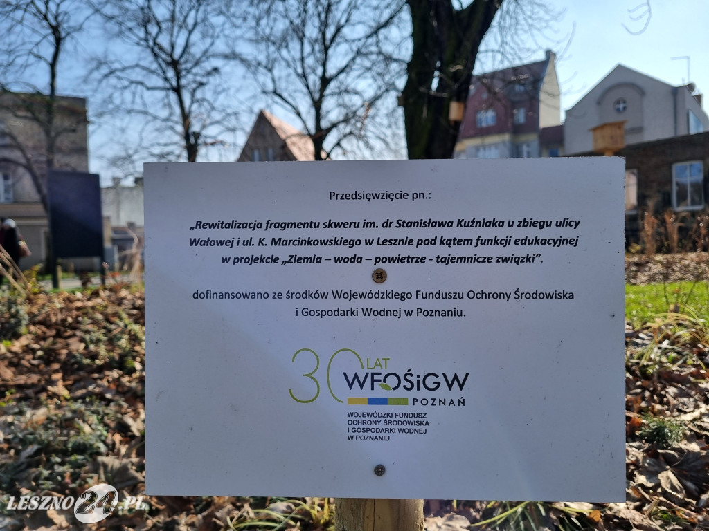 Symboliczne otwarcie skweru S. Kuźniaka