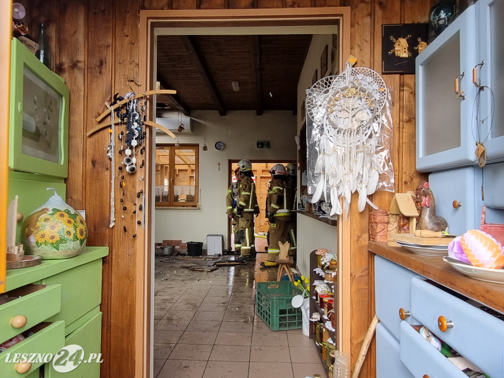 Pożar w muzeum w Osiecznej