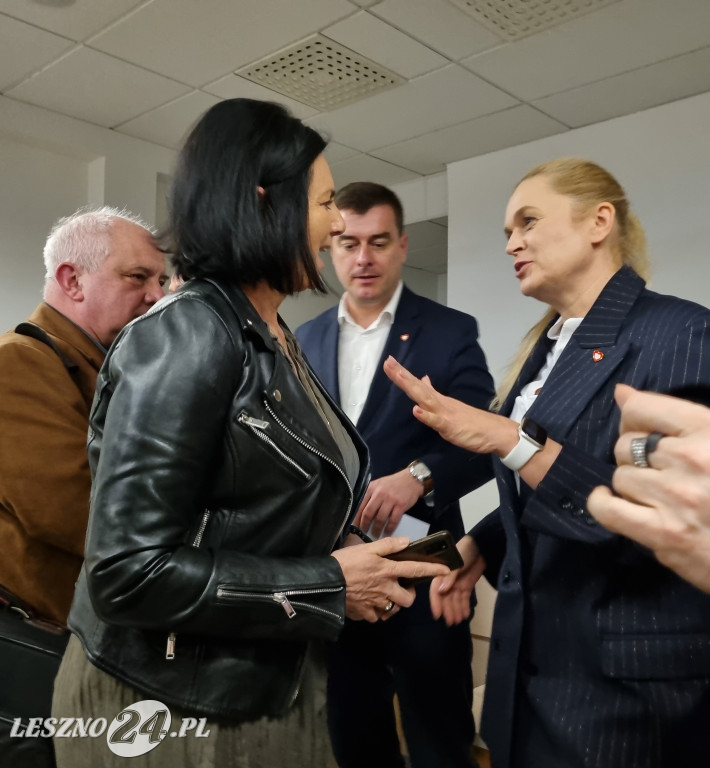 Minister edukacji w Lesznie