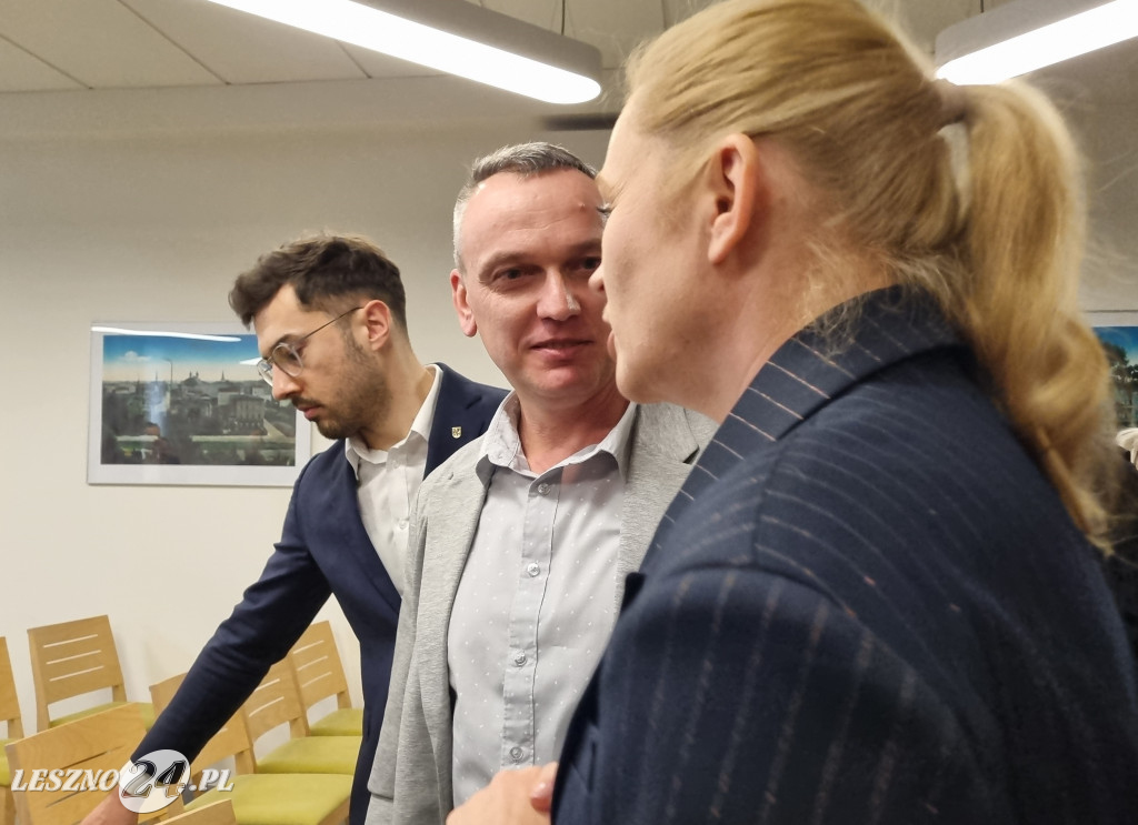 Minister edukacji w Lesznie