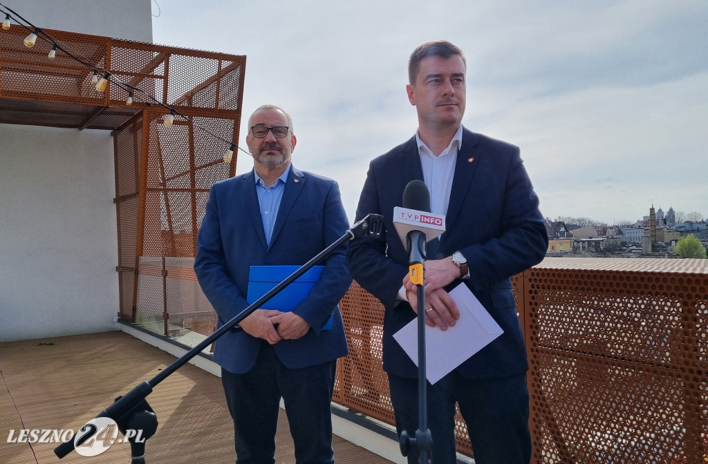Minister edukacji w Lesznie