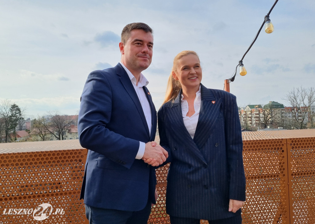 Minister edukacji w Lesznie