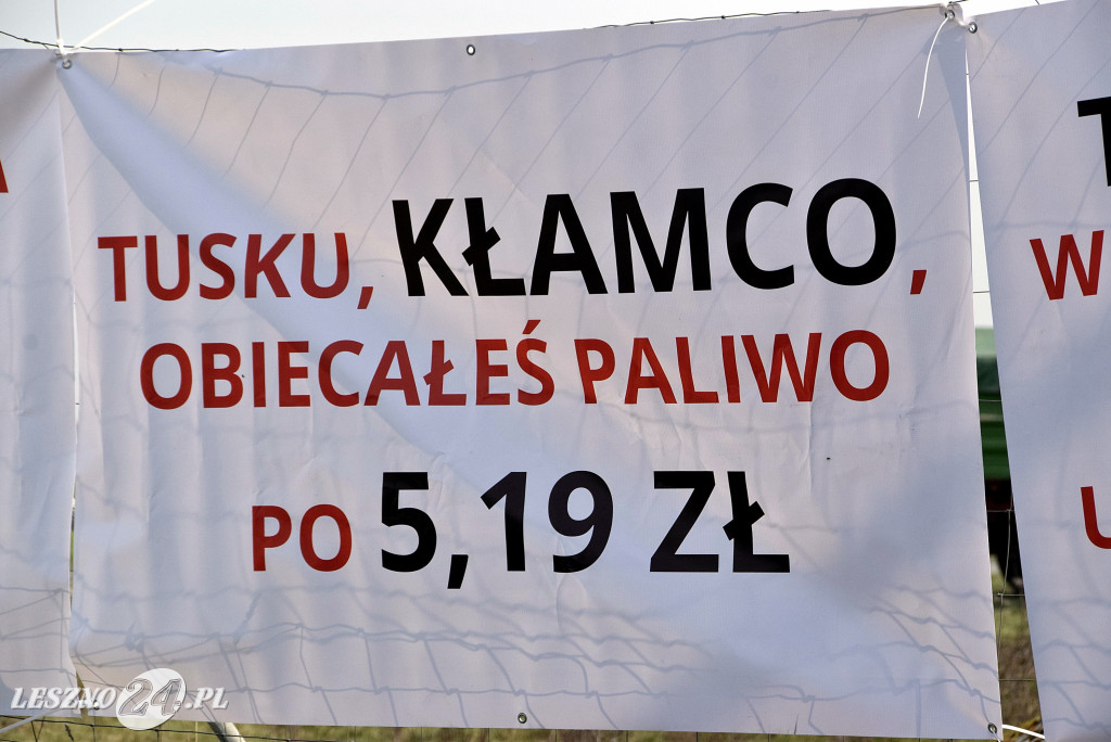 Strajk Rolników na węźle S5/DK12 Leszno-Zachód