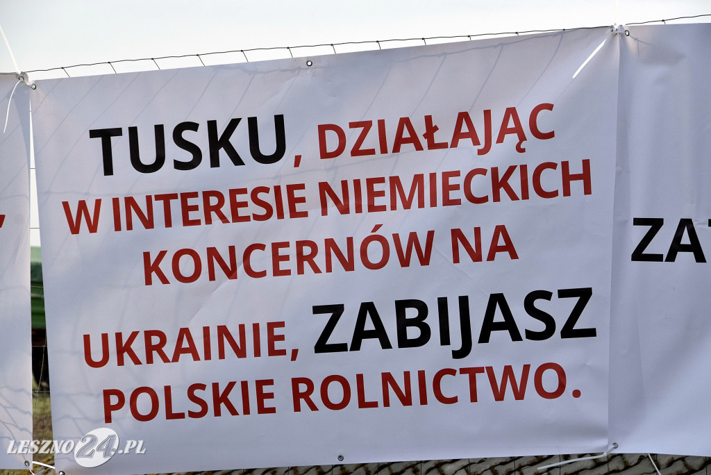 Strajk Rolników na węźle S5/DK12 Leszno-Zachód