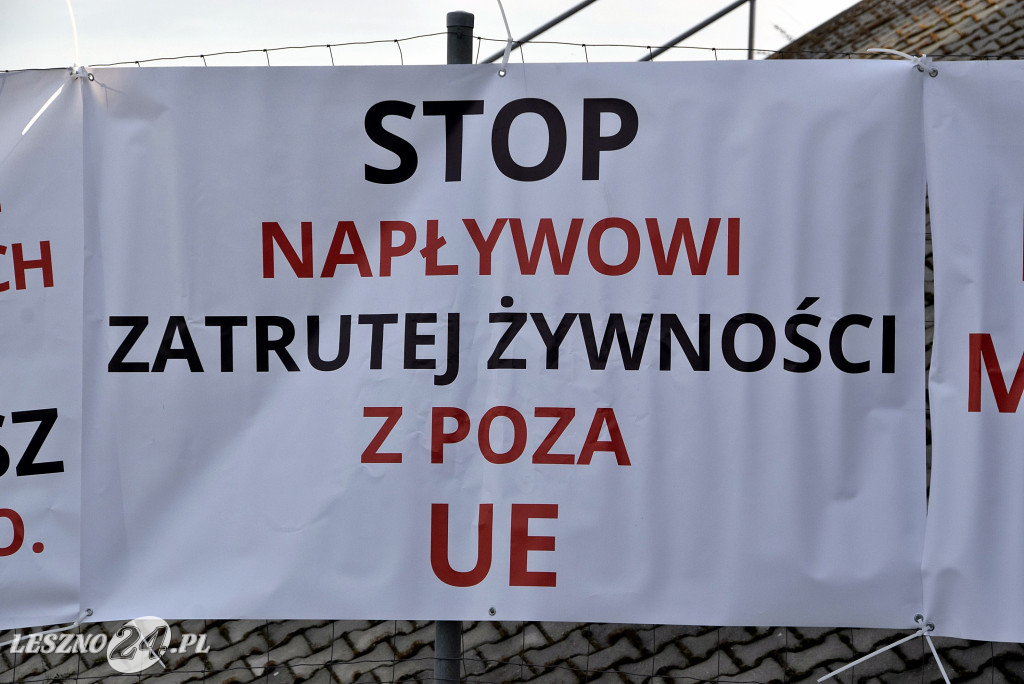 Strajk Rolników na węźle S5/DK12 Leszno-Zachód