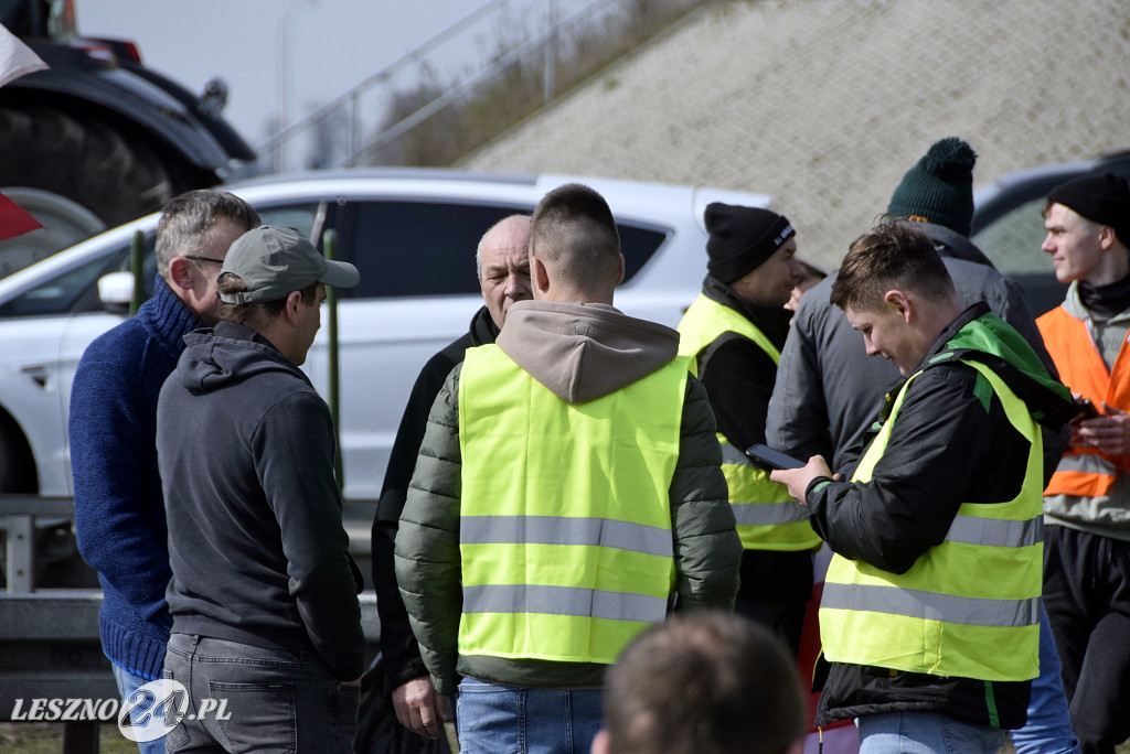 Strajk Rolników na węźle S5/DK12 Leszno-Zachód
