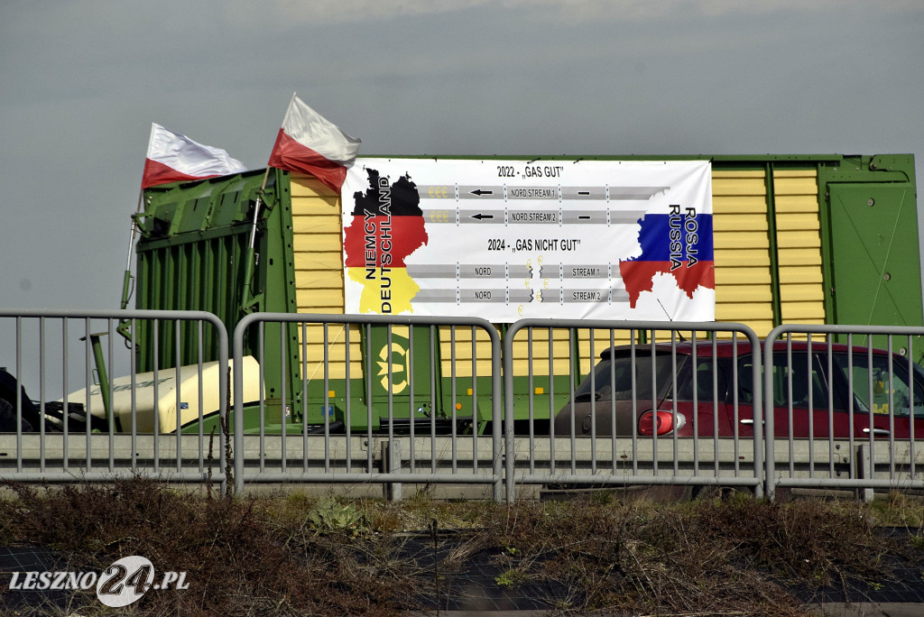 Strajk Rolników na węźle S5/DK12 Leszno-Zachód