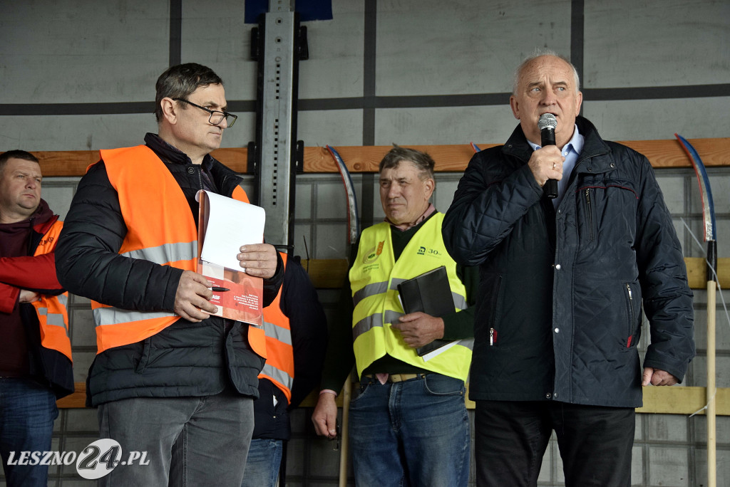 Strajk Rolników na węźle S5/DK12 Leszno-Zachód