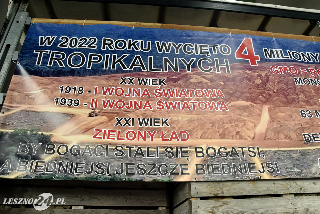 Strajk Rolników na węźle S5/DK12 Leszno-Zachód