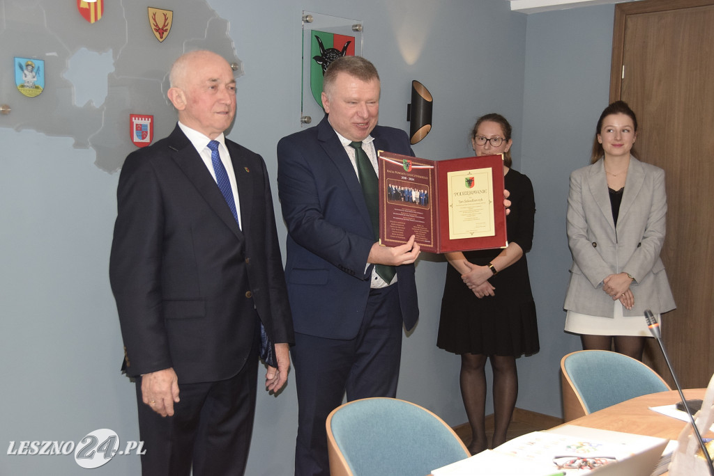 Powiatowi radni podziękowali sobie za współpracę