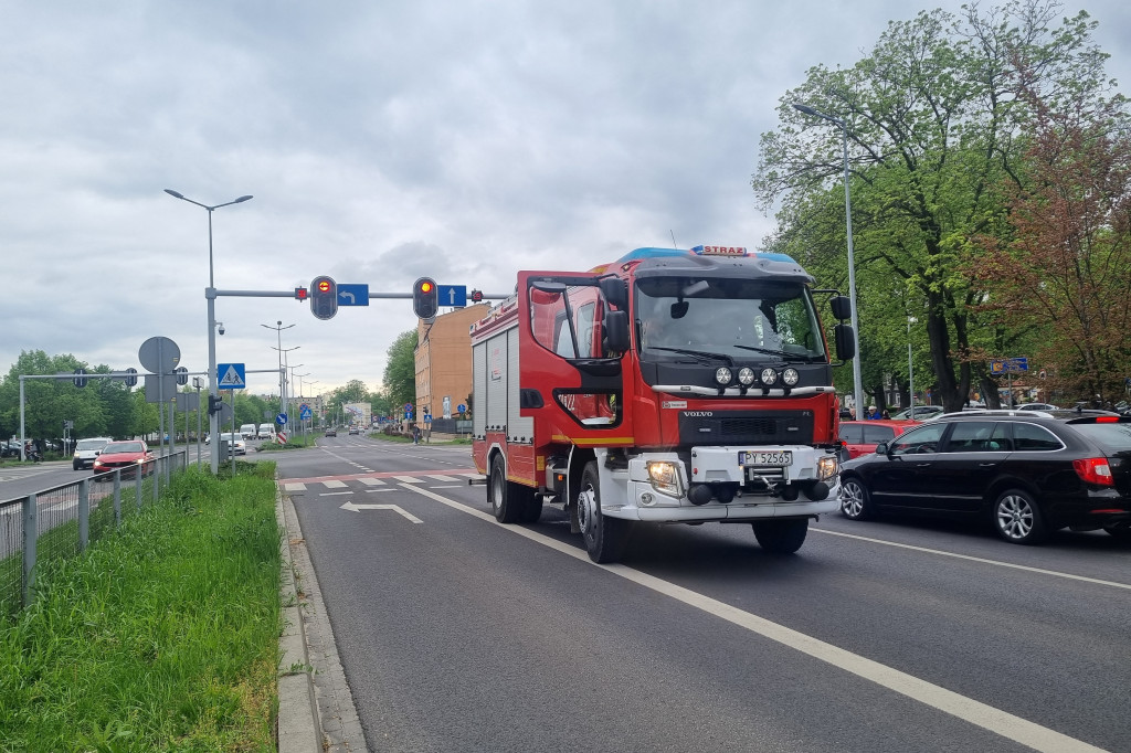 Zderzenie na al. Jana Pawła II