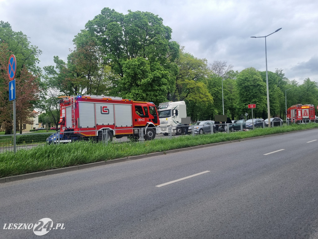 Zderzenie na al. Jana Pawła II