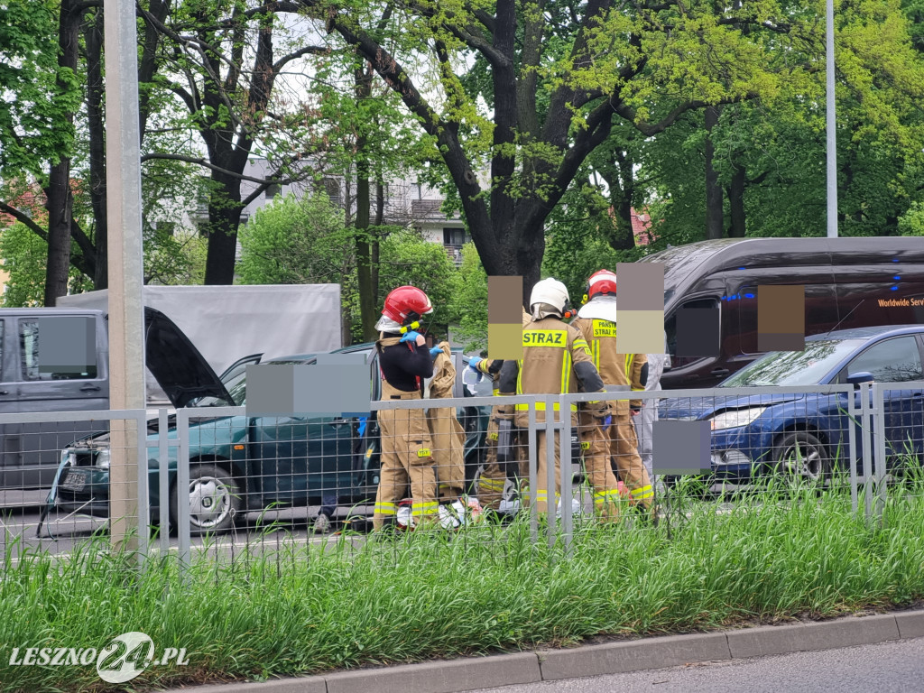 Zderzenie na al. Jana Pawła II
