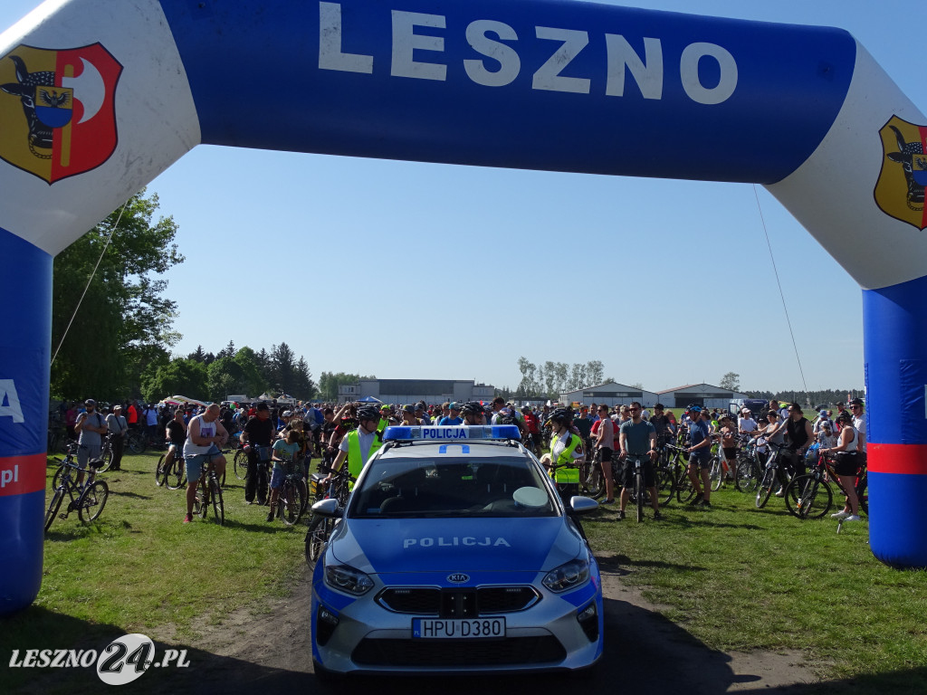 Rowerowa Majówka 2024 w Lesznie. Start z Lotniska