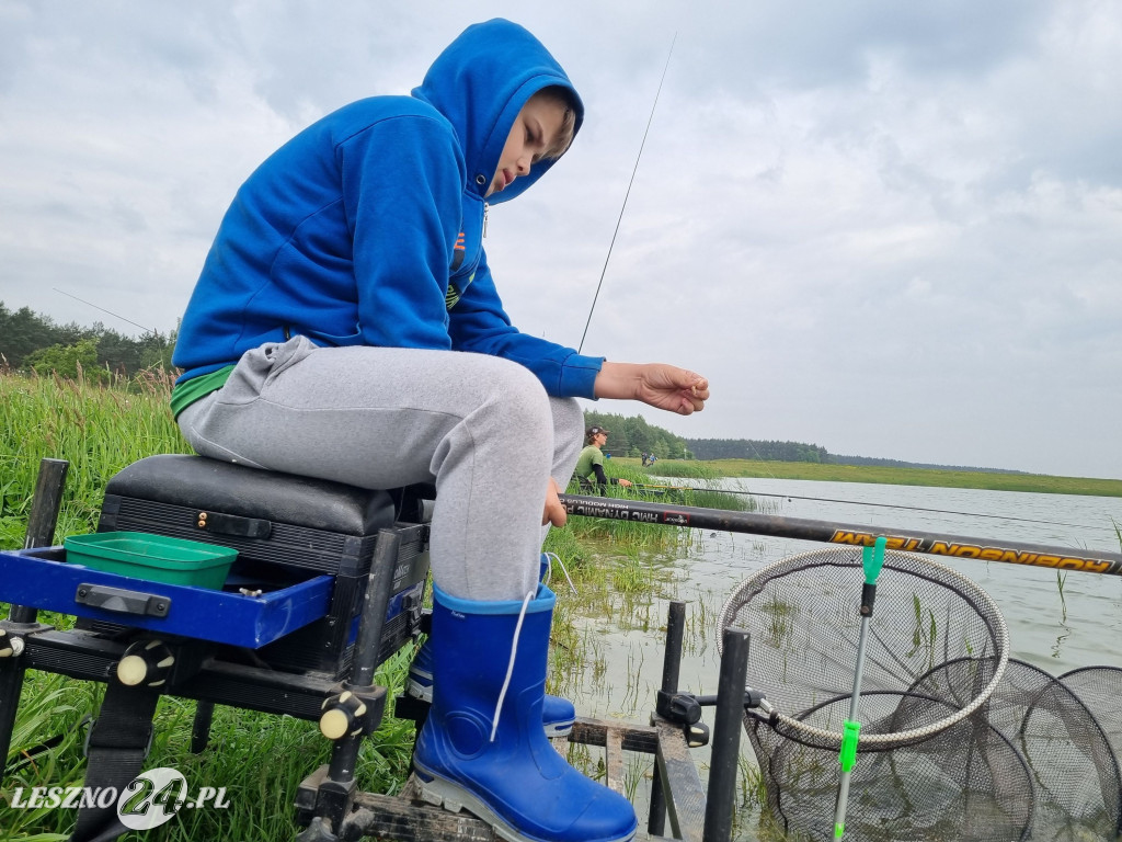 Zawody wędkarskie dla dzieci w Rydzynie