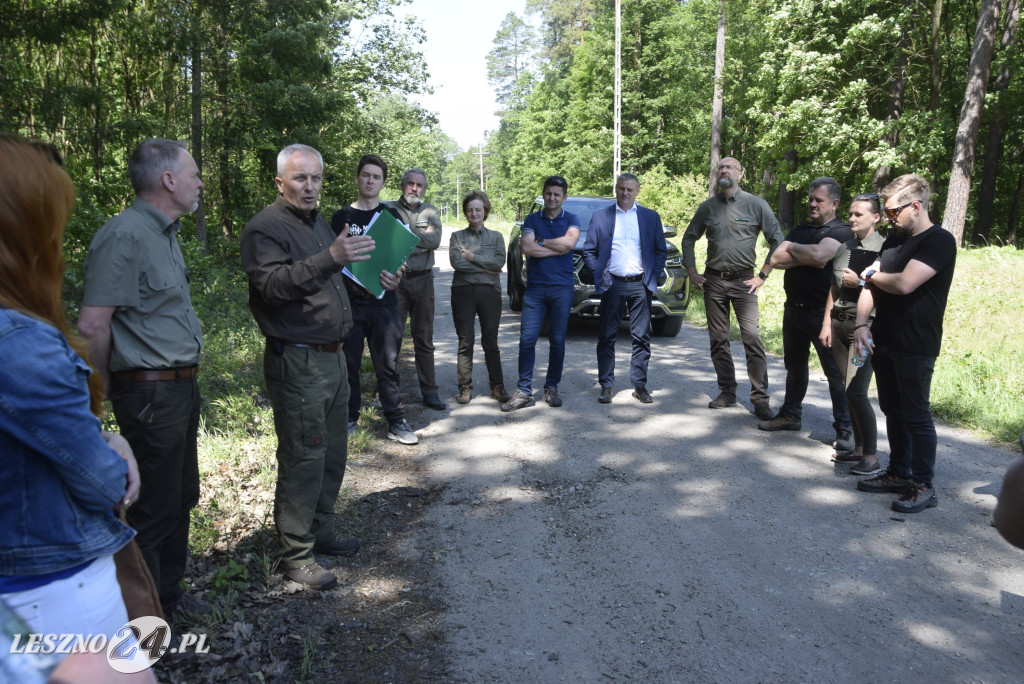 Spotkanie konsultacyjne w leszczyńskich lasach