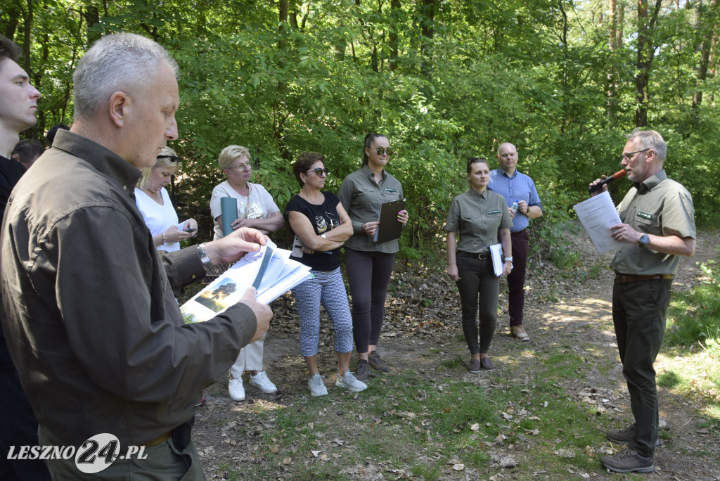 Spotkanie konsultacyjne w leszczyńskich lasach