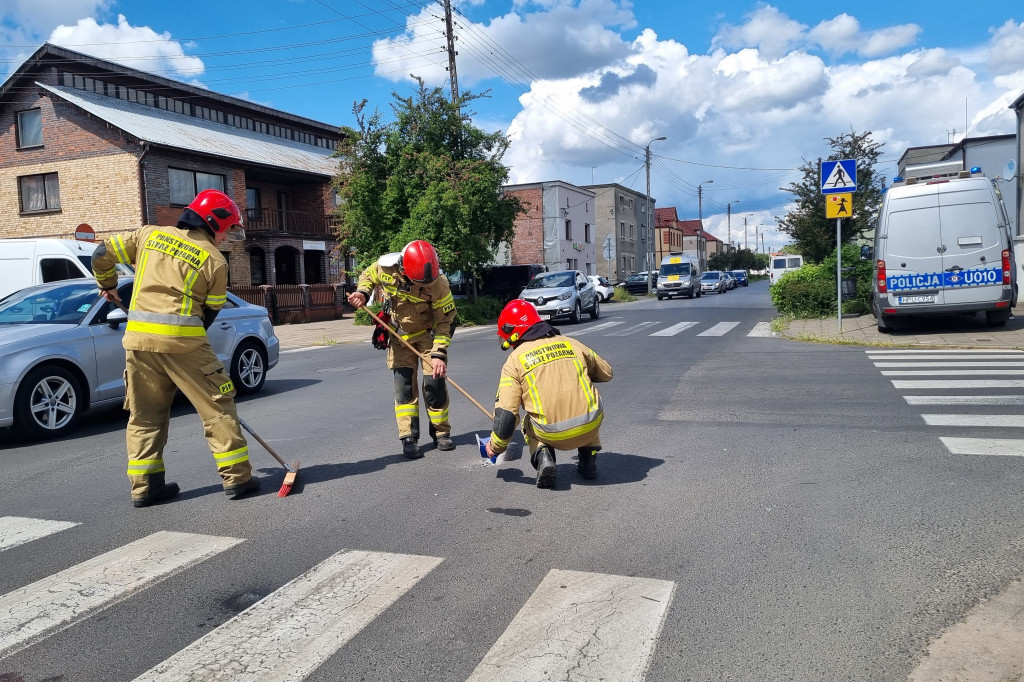 Kolizja przy ul. Święciechowskiej