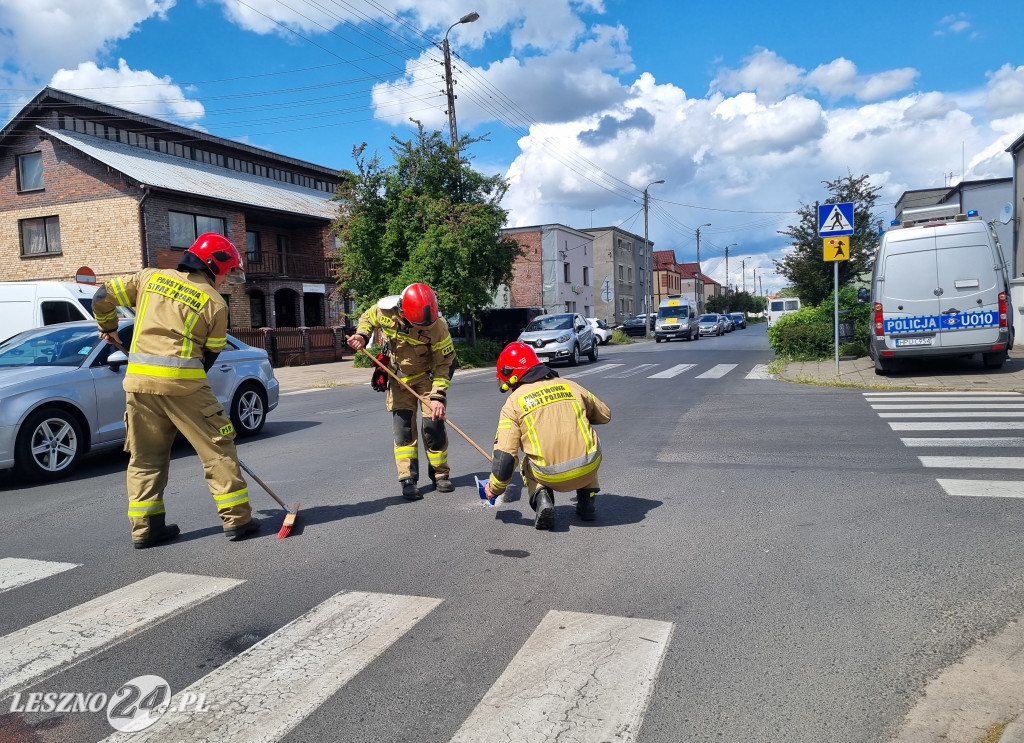 Kolizja przy ul. Święciechowskiej