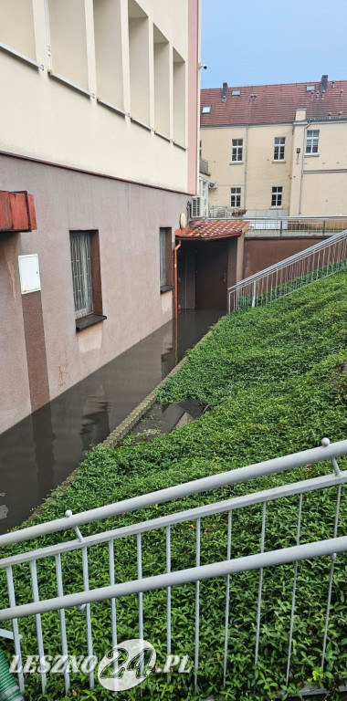 Strażacy walczyli ze skutkami ulewy
