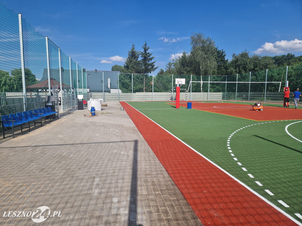 Nowe boisko w Górce Duchownej