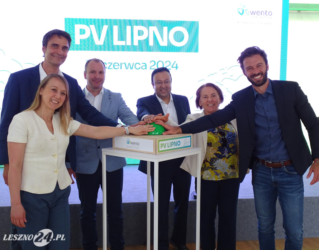Otwarcie farmy fotowoltaicznej w Lipnie