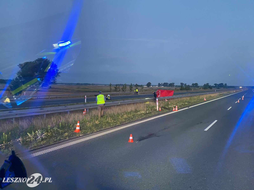 Śmiertelne potrącenie na ekspresówce