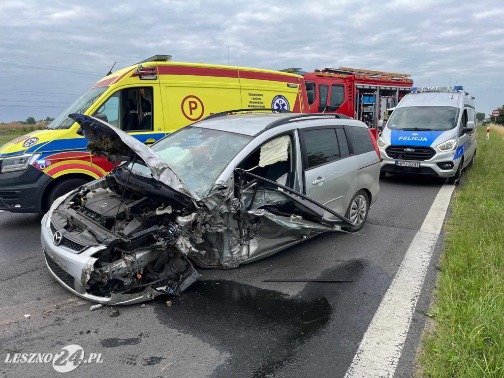 Zderzenie w okolicach Lipna