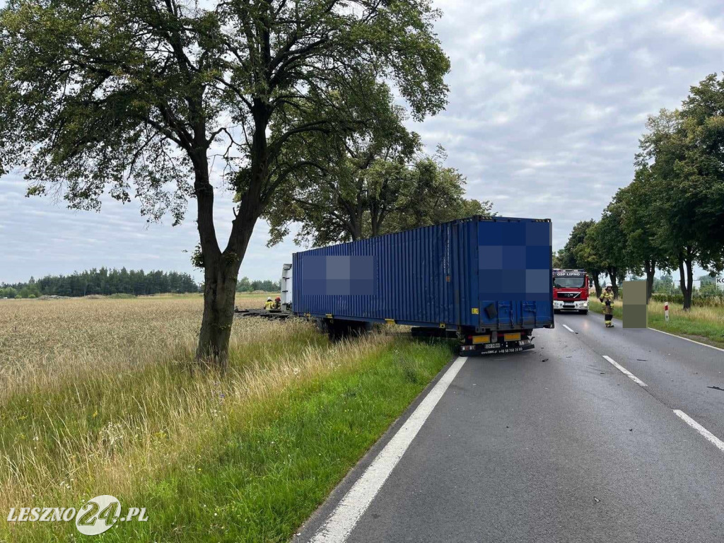 Zderzenie w okolicach Lipna