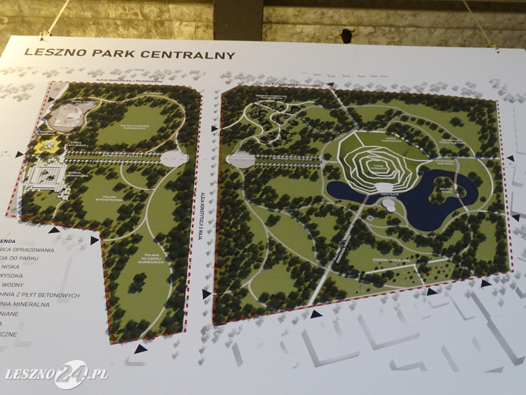 Konkurs na projekt Parku Centralnego w Lesznie