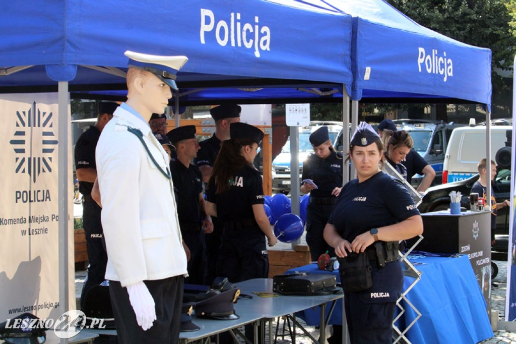 Święto Policji na Rynku w Lesznie