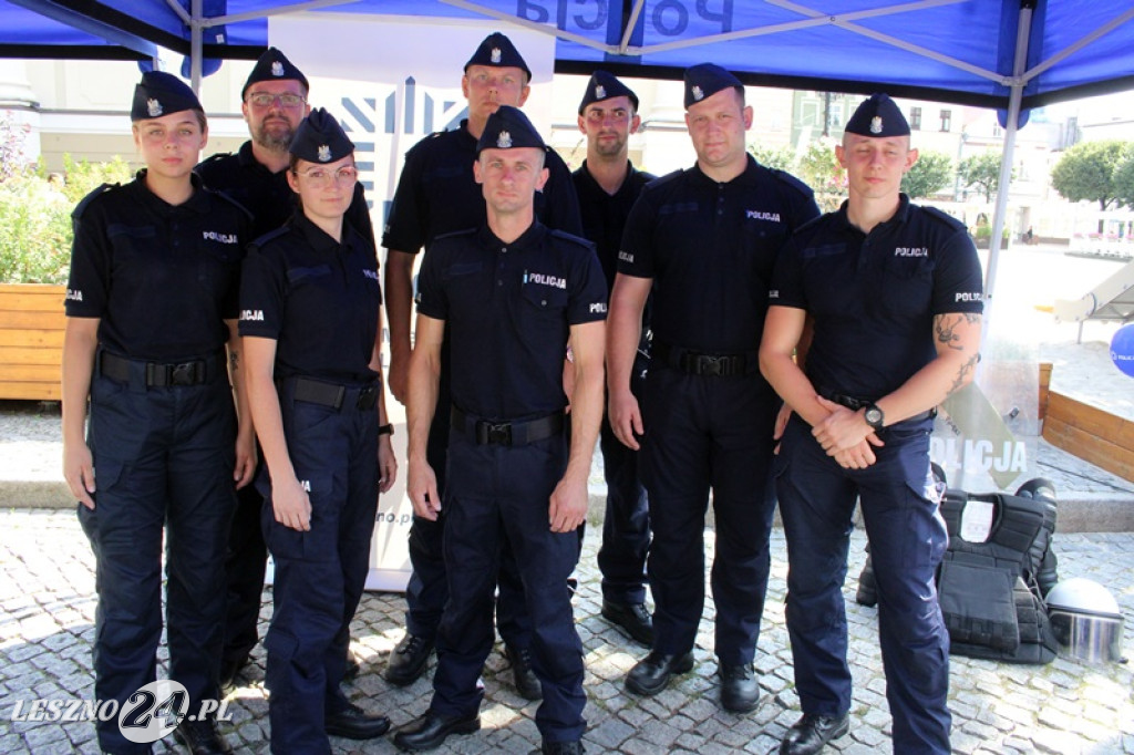 Święto Policji na Rynku w Lesznie