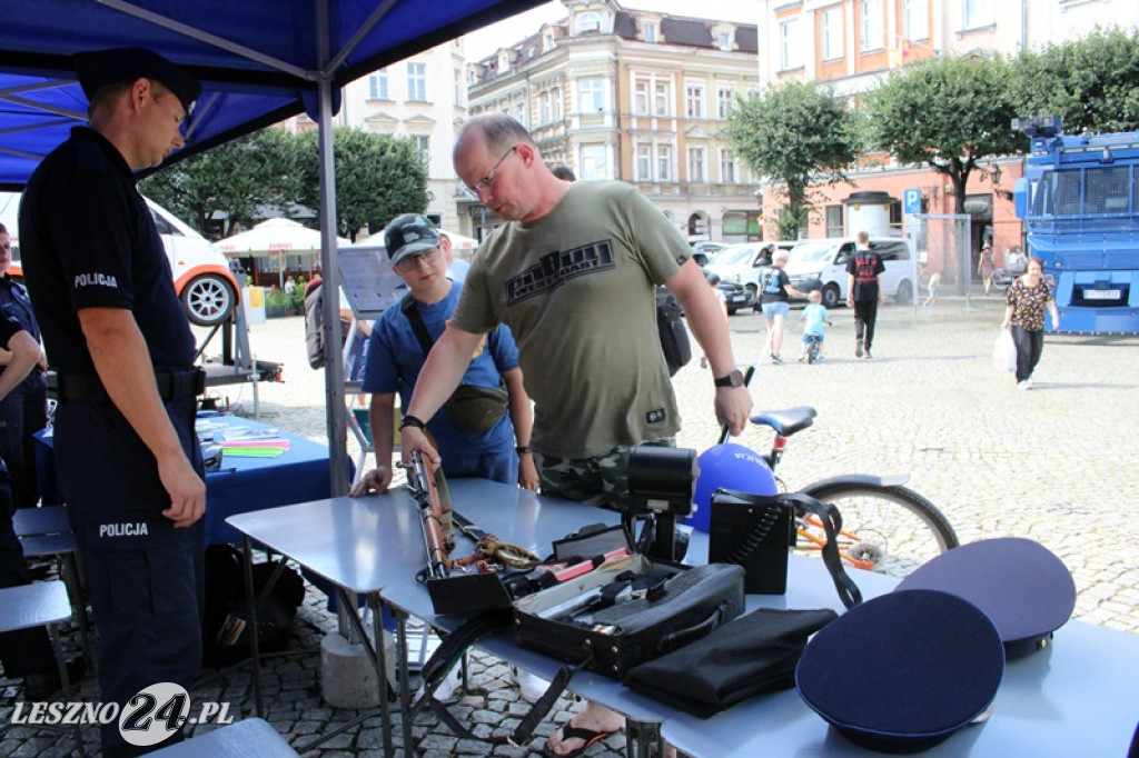 Święto Policji na Rynku w Lesznie