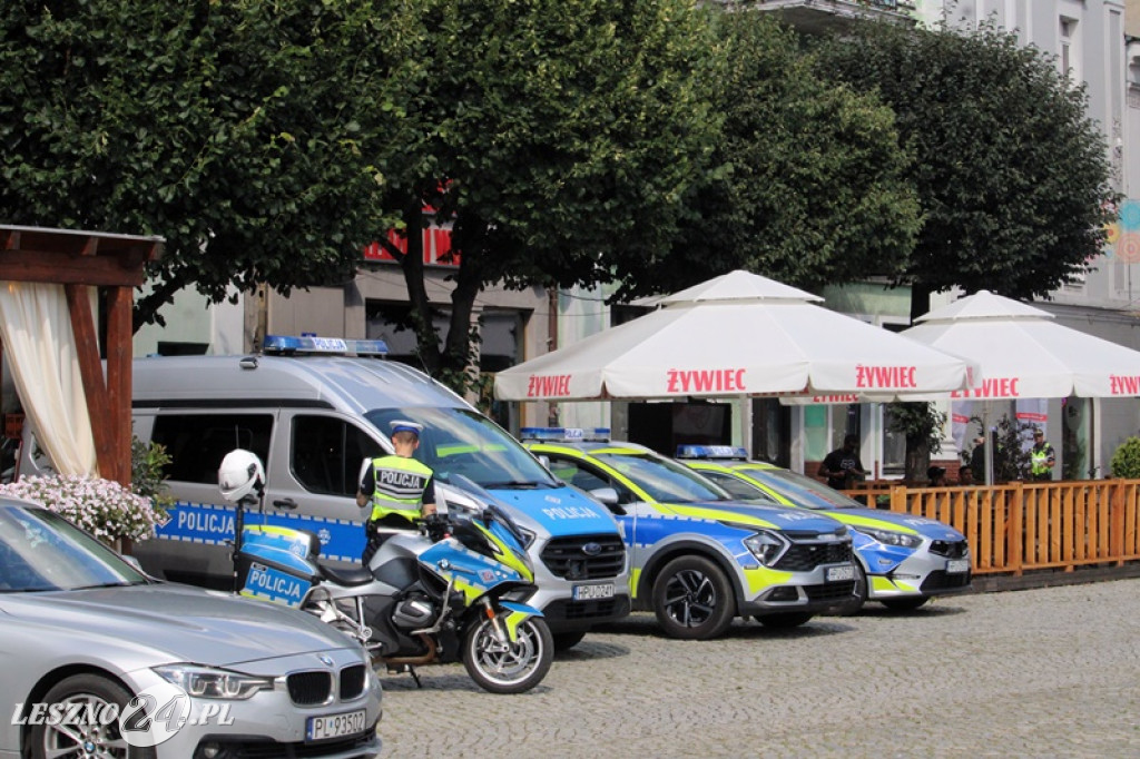 Święto Policji na Rynku w Lesznie