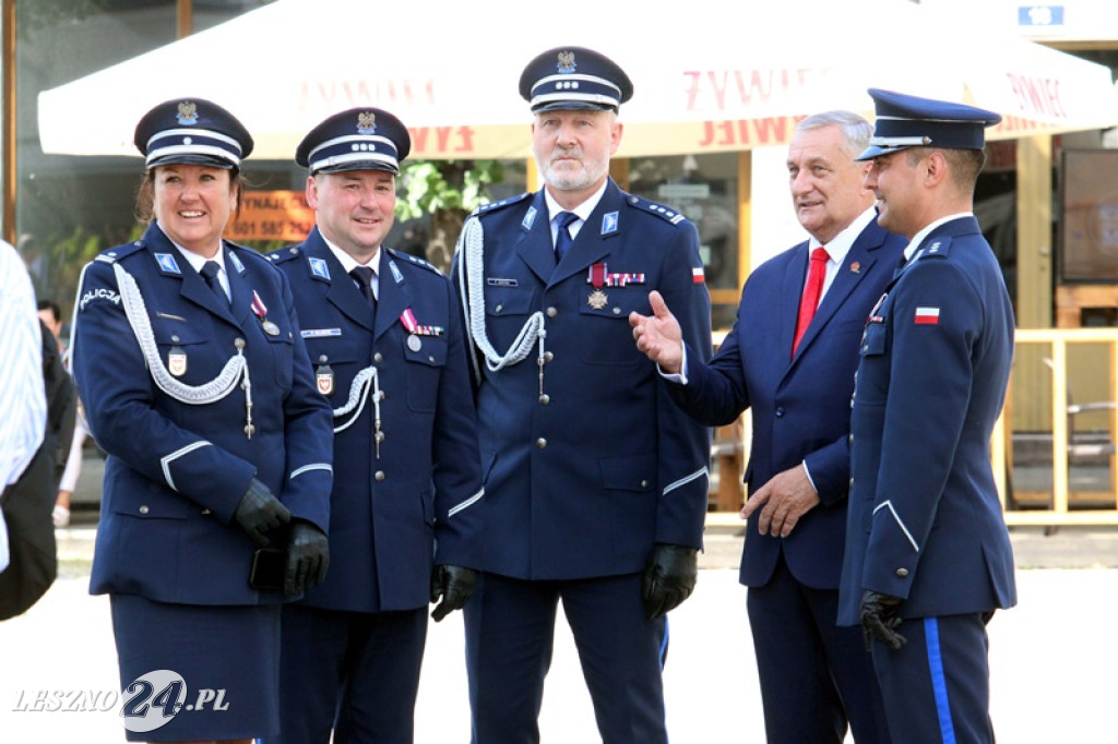 Święto Policji na Rynku w Lesznie