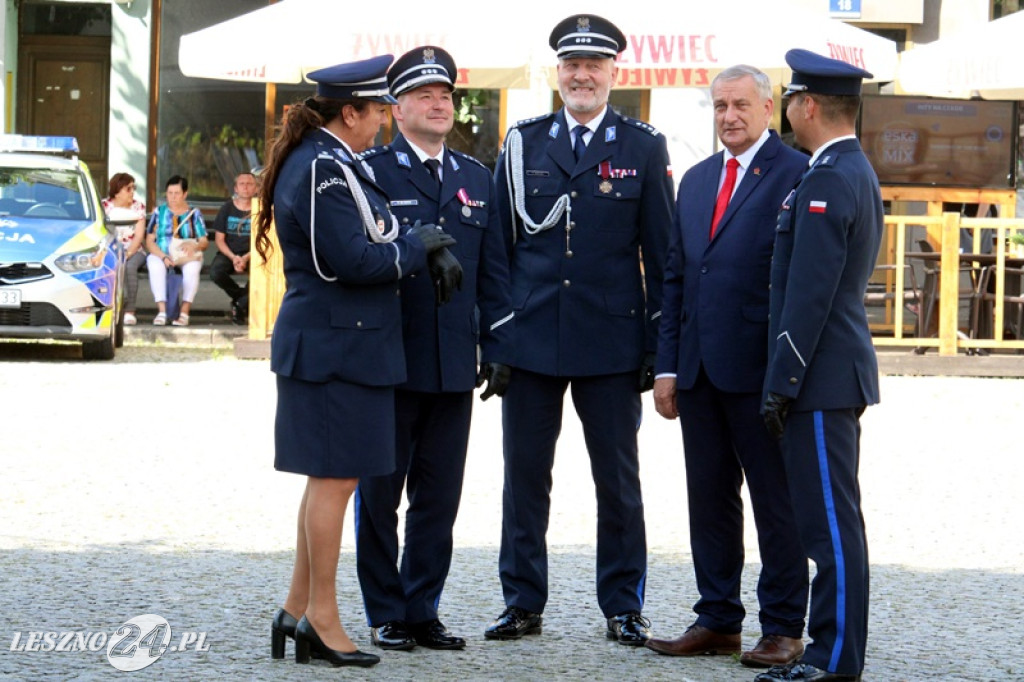 Święto Policji na Rynku w Lesznie
