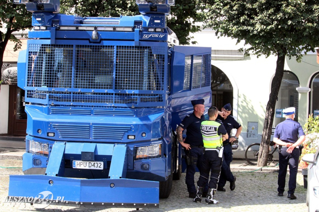 Święto Policji na Rynku w Lesznie